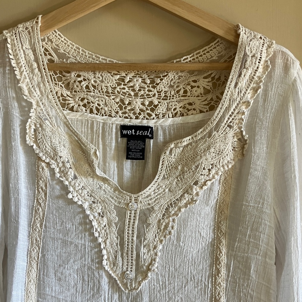Wet Seal peasant top